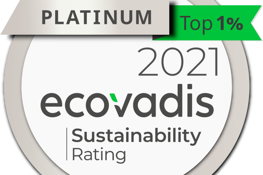 EcoVadis Platinum Certification for DTC in 2021!